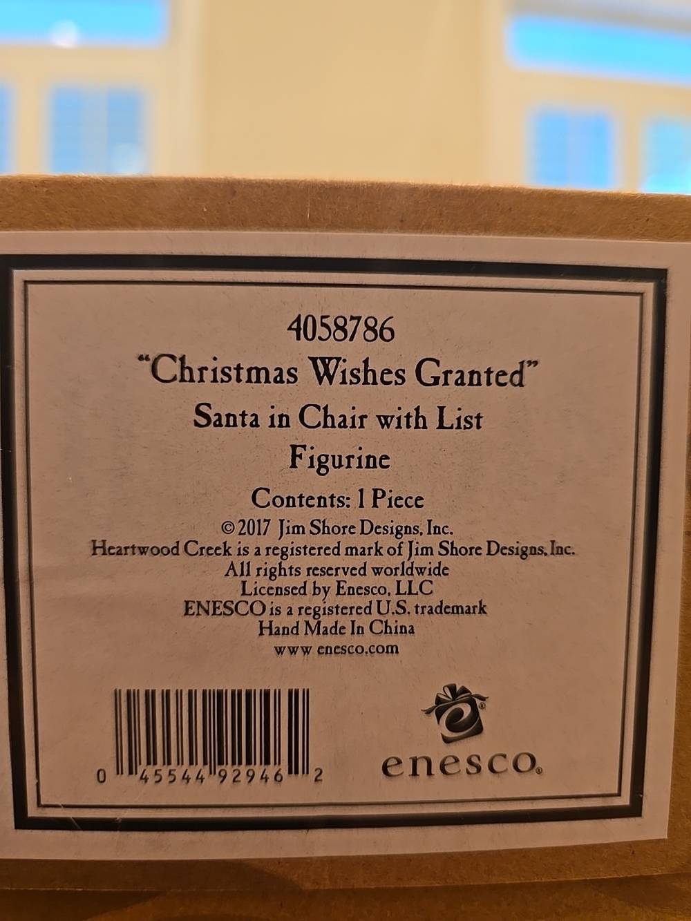 Jim Shore "Christmas Wishes Granted" Santa Figurine ORIGINAL BOX - Picture 8 of 8